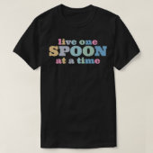 Live One Spoon At A Time Lupus Warrior Premium  Tシャツ (デザイン正面)