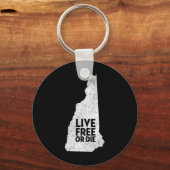 Live Or Die Shirt - New Hampshire Shirt Nh キーホルダー (正面)