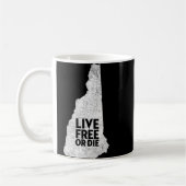 Live Or Die Shirt - New Hampshire Shirt Nh コーヒーマグカップ (左)