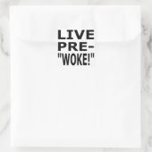 LIVE PRE- "WOKE!" スクエアシール (バッグ)