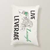 Live Shrangeレバレッジ装飾用クッション アクセントクッション (裏面(縦))