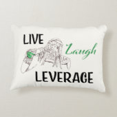 Live Shrangeレバレッジ装飾用クッション アクセントクッション (裏面)