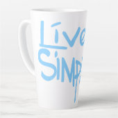Live Simple カフェラテマグ (左アングル)