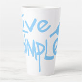 Live Simple カフェラテマグ (正面)