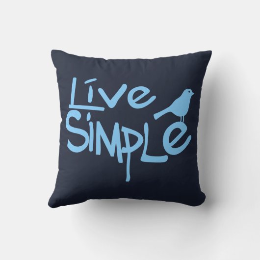 Live Simple クッション (裏面)