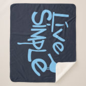 Live Simple シェルパブランケット (正面)