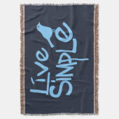 Live Simple スローブランケット (正面縦)