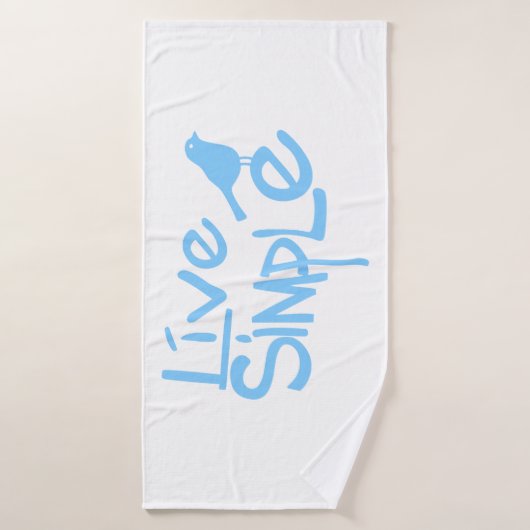 Live Simple バスタオル (バスタオル)