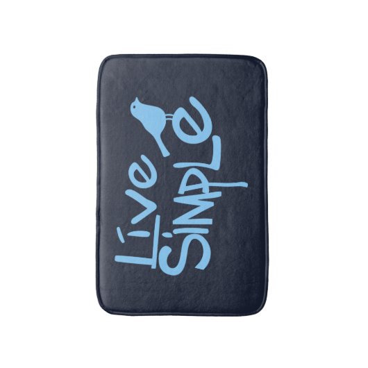 Live Simple バスマット (正面縦)