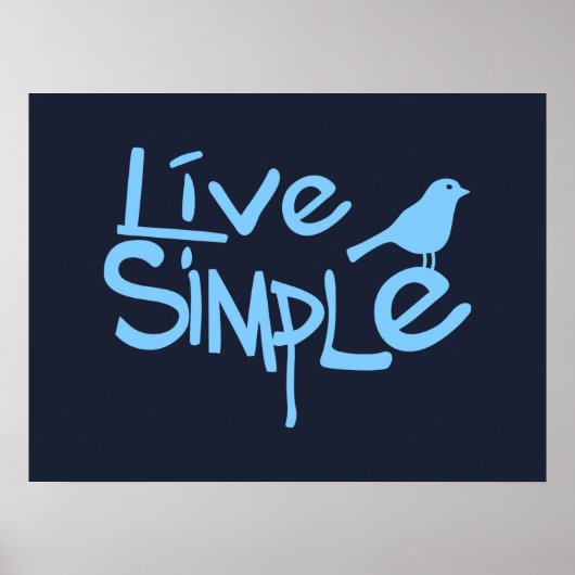 Live Simple ポスター (正面)