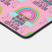 Live Simply Dream Big Be Grateful Give Love  デスクマット (コーナー)