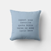 Live Simply Inspirational Throw Pillow クッション (正面)