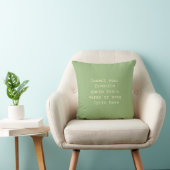 Live Simply Inspirational Throw Pillow クッション (椅子)