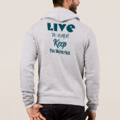 Live the Moment 保, the Memories Tシャツ (裏面)