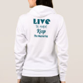 Live the Moment 保, the Memories Tシャツ (裏面)