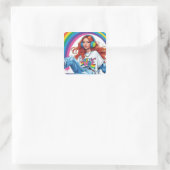 Live the Vibe Girl スクエアシール (バッグ)