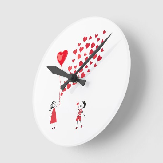 Live theme clock  ラウンド壁時計 (傾斜)