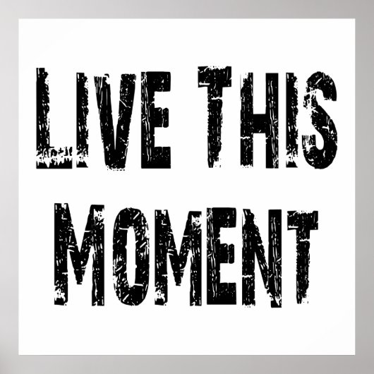 Live This Moment poster ポスター (正面)