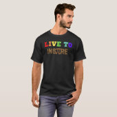 Live To Inspire Shirt Pi Symbol Leopard Pi Day Mat Tシャツ (正面フル)