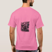 Live to Ride Biker T-Shirt | Motorcycle Racing Gra Tシャツ (裏面)