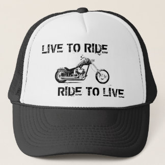 Live to ride, Ride to live キャップ