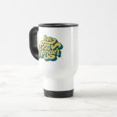 Live To Wander Retro Travel Mug 70s Style トラベルマグ (正面左)