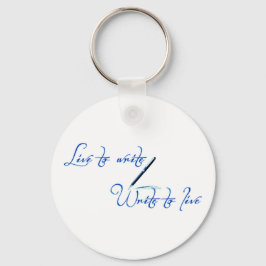 Live to Write Keychain キーホルダー
