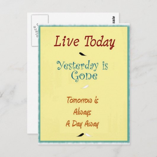 Live Todayはがき ポストカード (正面/裏面)