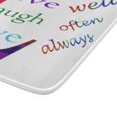 Live Well, Laugh Often, Love Always by STaylor カッティングボード (角)