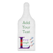 Live Well, Laugh Often, Love Always by STaylor カッティングボード (正面)