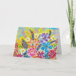 Live Wild and Free Greeting Card< Blank Inside> サンキューカード