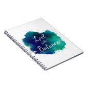 Live with Balanceスクリプトタイポグラフィ ノートブック (右側)