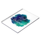 Live with Balanceスクリプトタイポグラフィ ノートブック (左側)