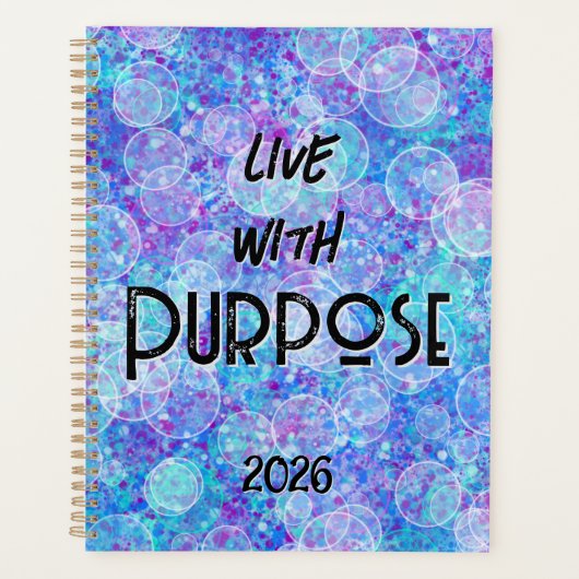 Live with Purpose Colorful and Bright Planner プランナー手帳 (正面)