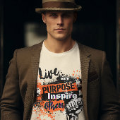 Live with Purpose: Inspire Others Tシャツ