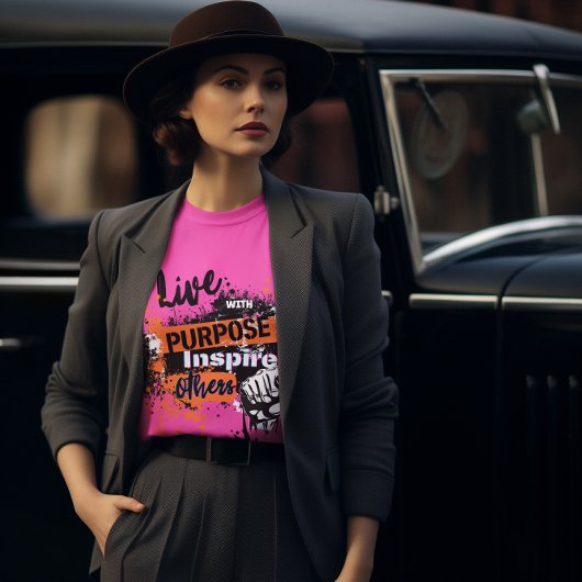 Live with Purpose: Inspire Others Tシャツ