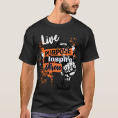 Live with Purpose: Inspire Others Tシャツ (正面)