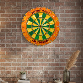 Live Your Dream Motivational ダーツボード