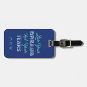 Live Your Dreamsカスタム文字&カラーラゲージタグ ラゲッジタグ (正面横)