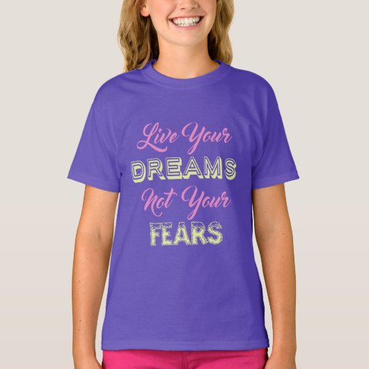 Live Your Dreamsシャツ&ジャケット Tシャツ (正面)