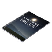 Live Your Dreamsモチベーション引用文 ノートブック (左側)