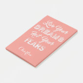 Live Your Dreams名前をカスタムする&カラーポストイットノート ポストイット (アングル)