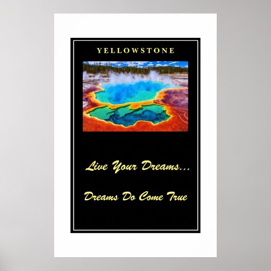 Live Your Dreams Posterイエローストーン ポスター (正面)