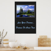 Live Your Dreams Poster ポスター (キッチン)