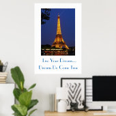 Live Your Dreams Poster ポスター (ホームオフィス)