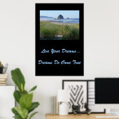 Live Your Dreams Poster ポスター (ホームオフィス)