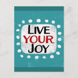 Live Your Joyポストカード ポストカード