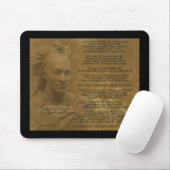 "Live Your Life" Chief Tecumseh mousepad マウスパッド (マウス)