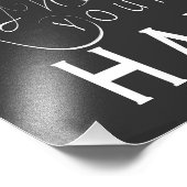 Live Your Life Happyの結婚プリント6X4、12X8 フォトプリント (角)