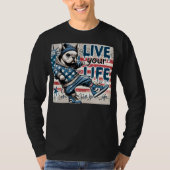 live your life tシャツ (正面)